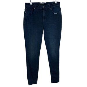 Express Jeans Dark Wash Stretch Womens Size 31x30 High Rise